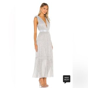 HELENA DRESS IN SILVER